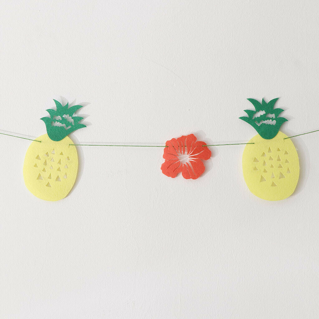 Tropical Rainforest Toucan Garland Party Decoration Banner