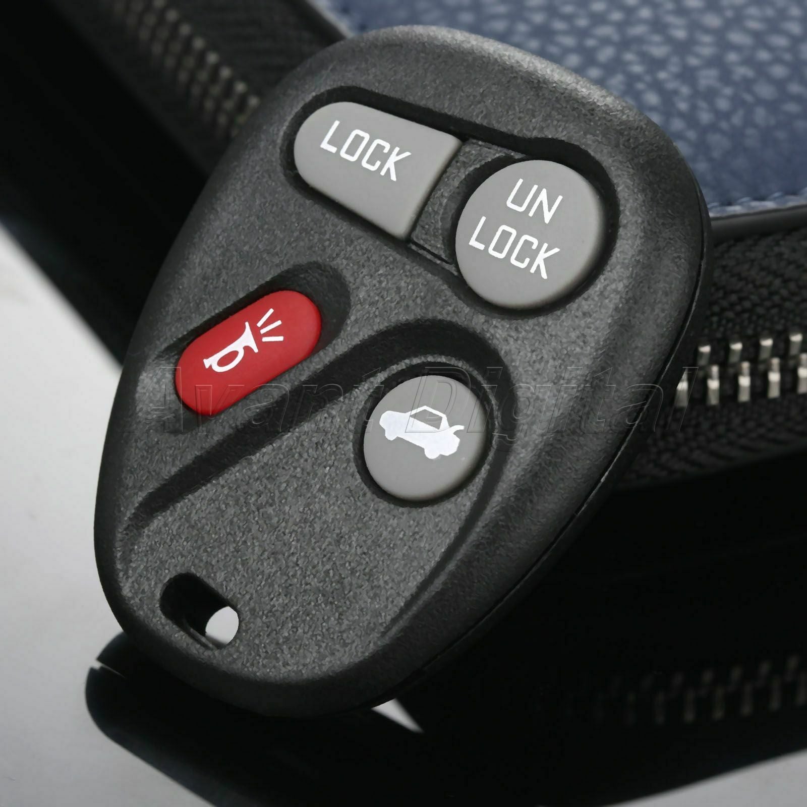 Car Keyless Entry Shell for Buick Chevrolet Replacement Remote Key Fob with Pad