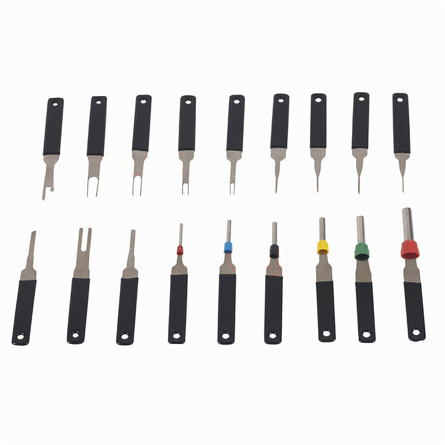 18PCS Auto Car Plug Circuit Board Wire Harness Terminal Crimp Pin Remove Tool