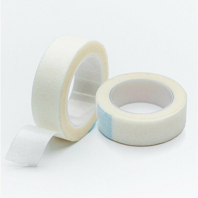 10Pcs White Fabric Eyelash Extension Grafting Perming Curling Tape Pads