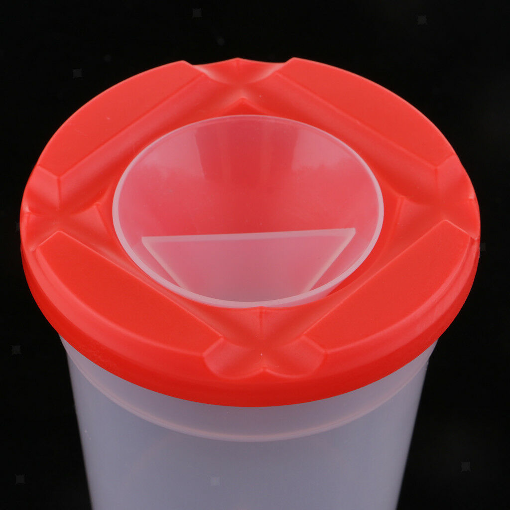 Plastic No Spill Painting Cup Water Cup with Lid for Painting Kids Painting