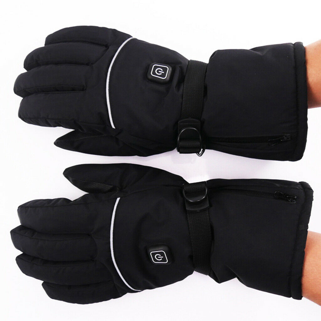 Electric Heated Gloves Mens Womens Winter Thermal Outdoor Sport Riding Skiing
