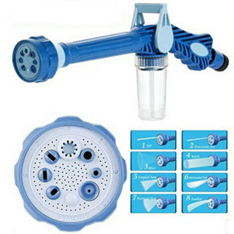 8-in-1 Water Nozzle Bubble Sprinkler Landscape High Pressure Wash Car Spray Gun