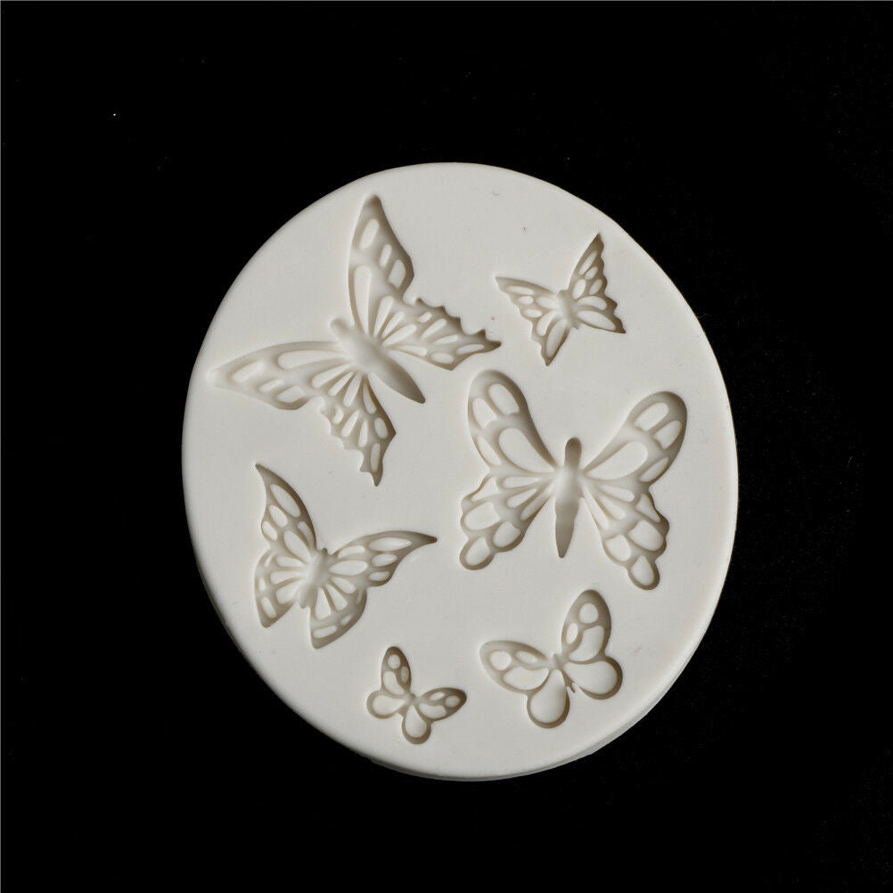 sugar craft butterfly silicone mold fondant cake decor tool chocolate mol.l8