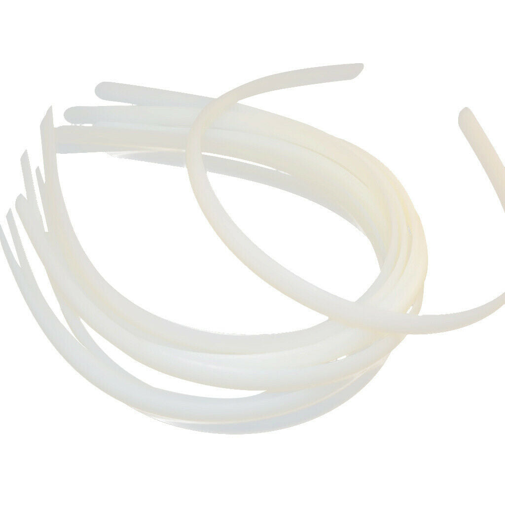 10pcs Plastic Hair Band Hoop Headband for DIY Hair Accessories Crafts 15mm