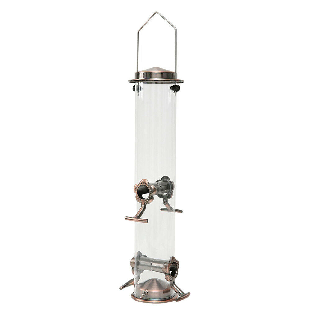 Wild Bird Feeder Nuts Food Dispenser Holder for Outside Yard Garden Hangings