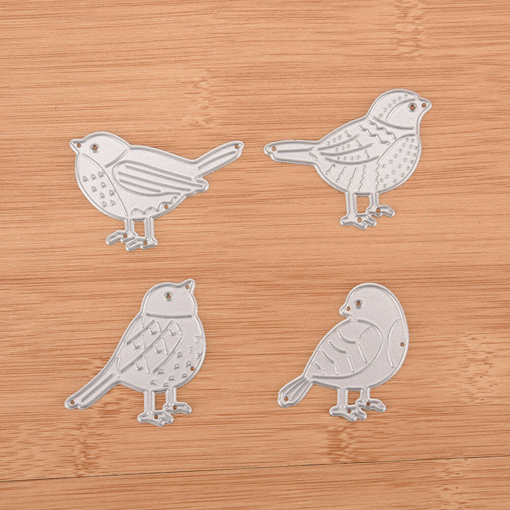 Four bird Metal DIY Cutting Dies Stencil Scrapbook Album Paper Card .l8