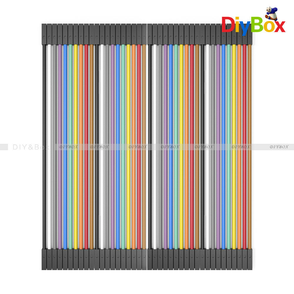 80PCS Dupont Cables Wire 1p-1p pin 2.54mm 20cm Female to Female Connector Line