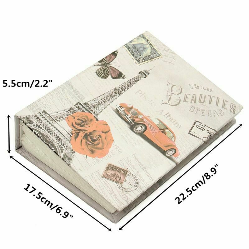 4"x 6" 100 Photos Album Storage Family Wedding Memory Picture Film Book Gifts