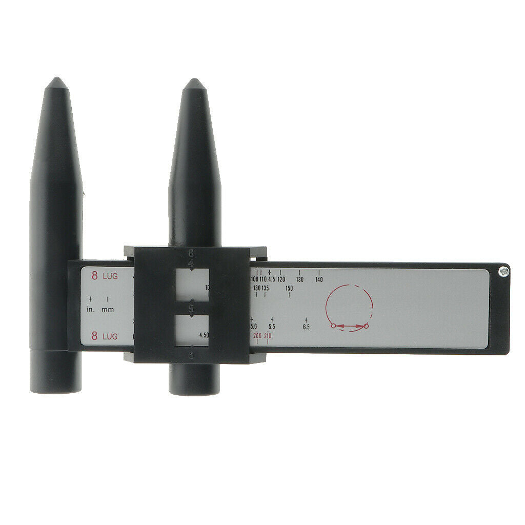 Wheel Rim  Pattern Measure Gauge Tool Common 4 5 6 8 Lug Car PCD Ruler
