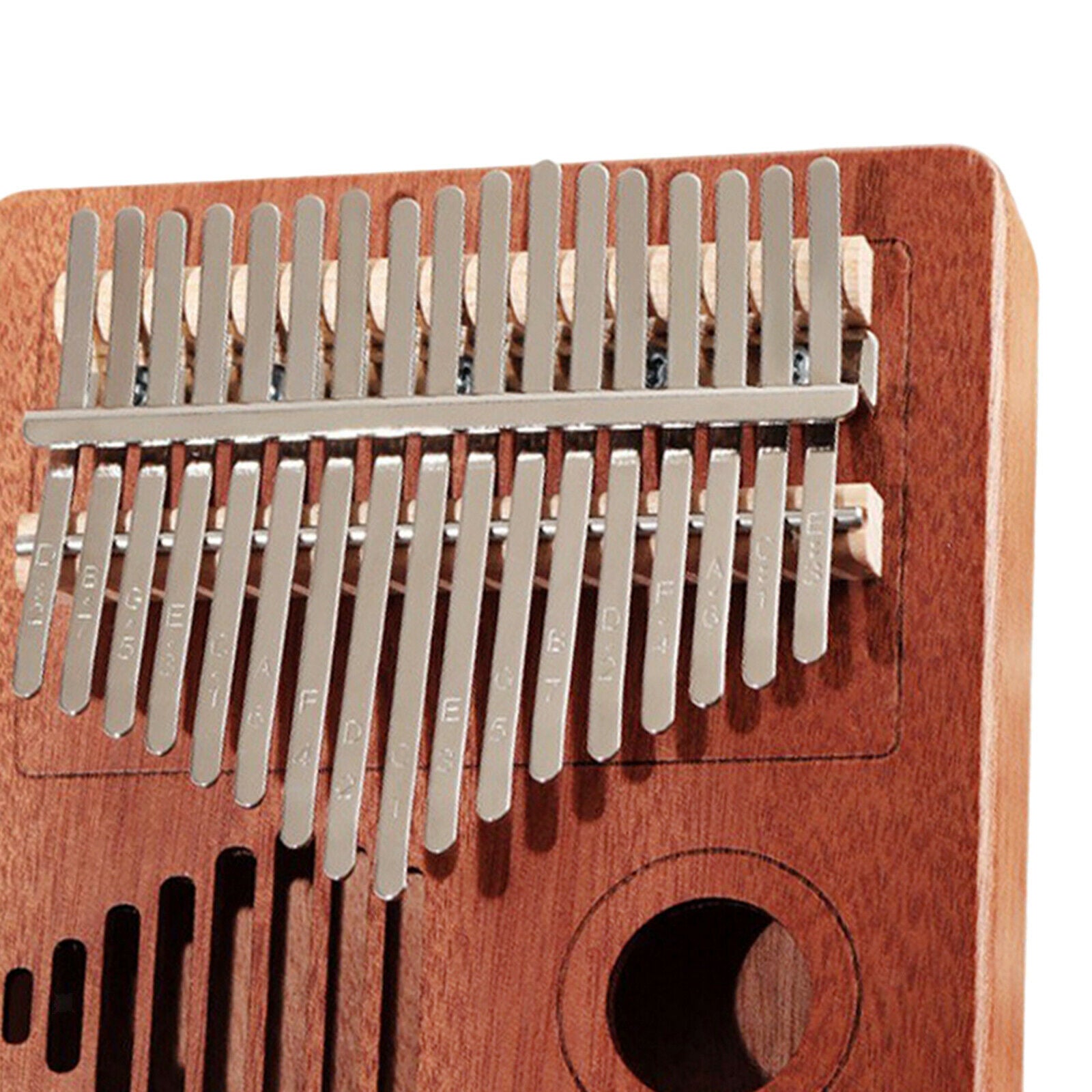 Kalimba 17 Key Thumb Piano Mbira Gift with Velvet Bag Stickers Accessories