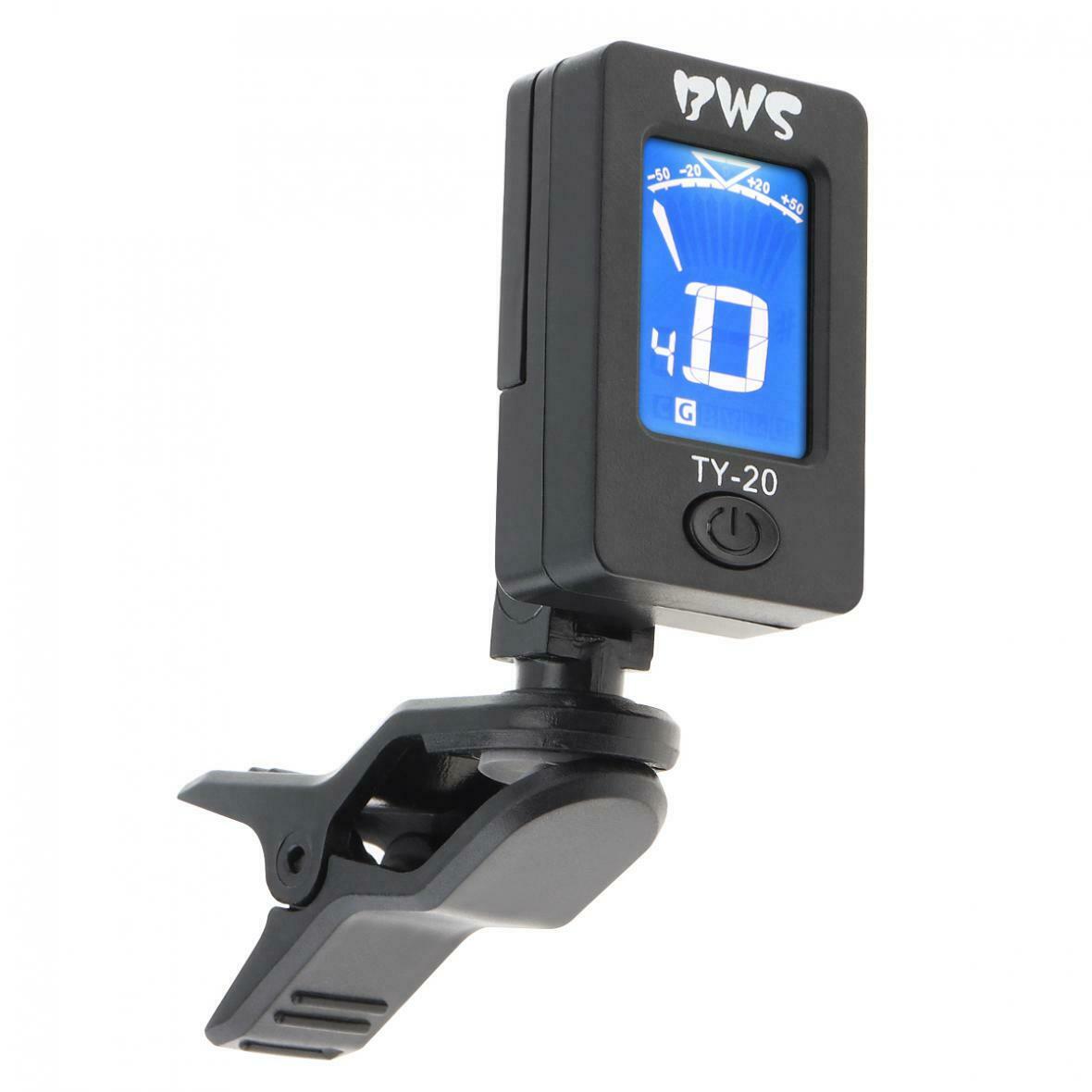 Clip on Guitar Tuner Backlighting for Chromatic Guitar Bass Ukulele Violin