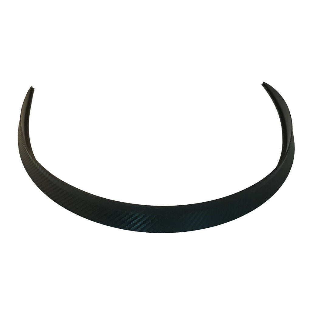 2x Car Fender Arch Wheel Eyebrow Trim Protector Strips Carbon Fiber Black