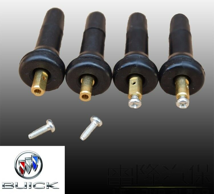 4PC Anti-explosion Car Auto Wheel TPM Tire Valve Stem Rubber  Pressure Sensor