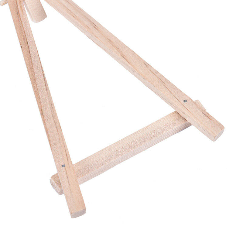 Mini Wooden Tripod Easel Display Painting Stand Card Canvas Picture Frame Eas BU