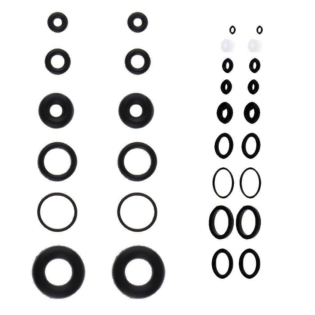 Pack of 40pcs Black Rubber O-Ring Rubber Seals for Airbrushes