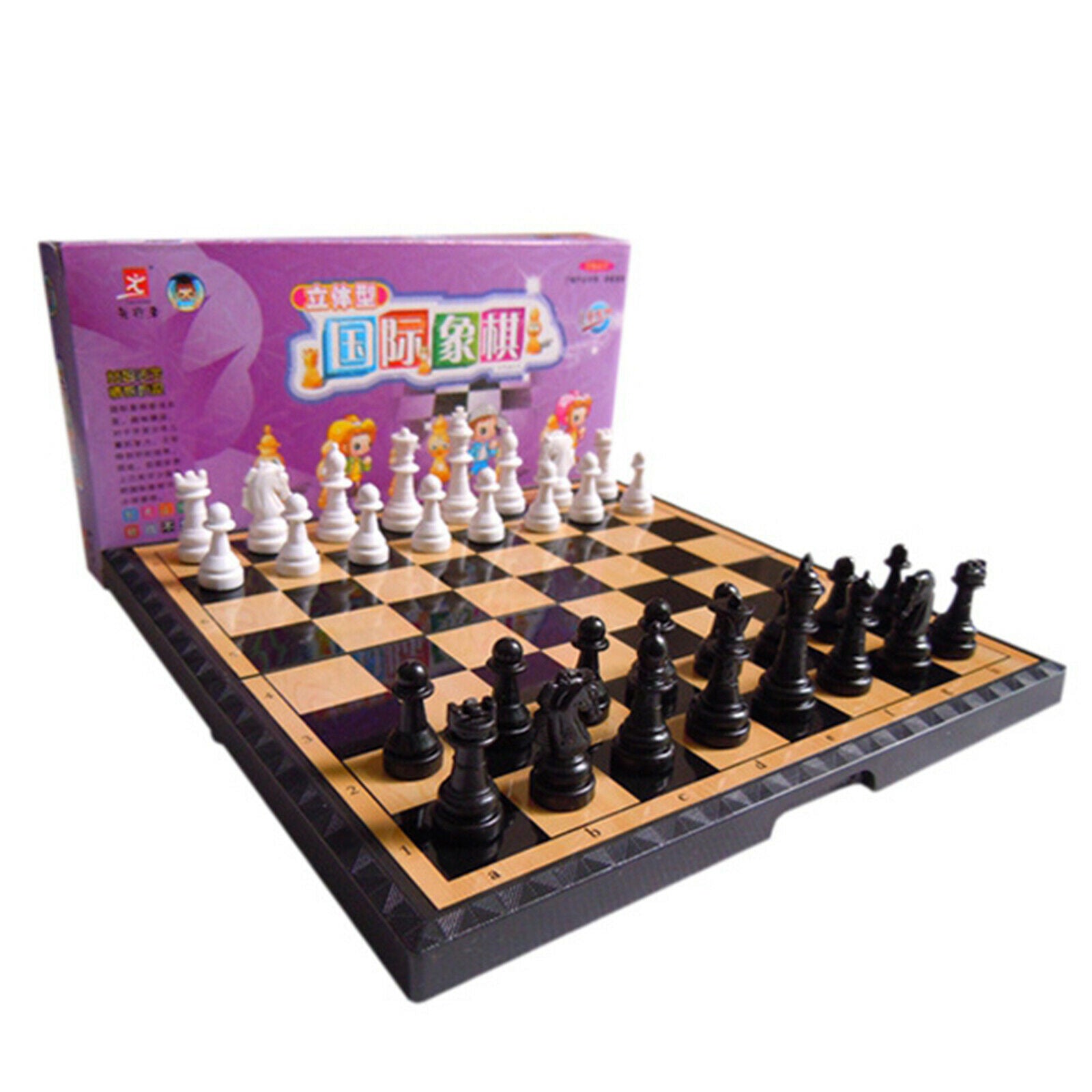 International Chess Set Folded Chessboard Magnetic Chess Pieces Board Games