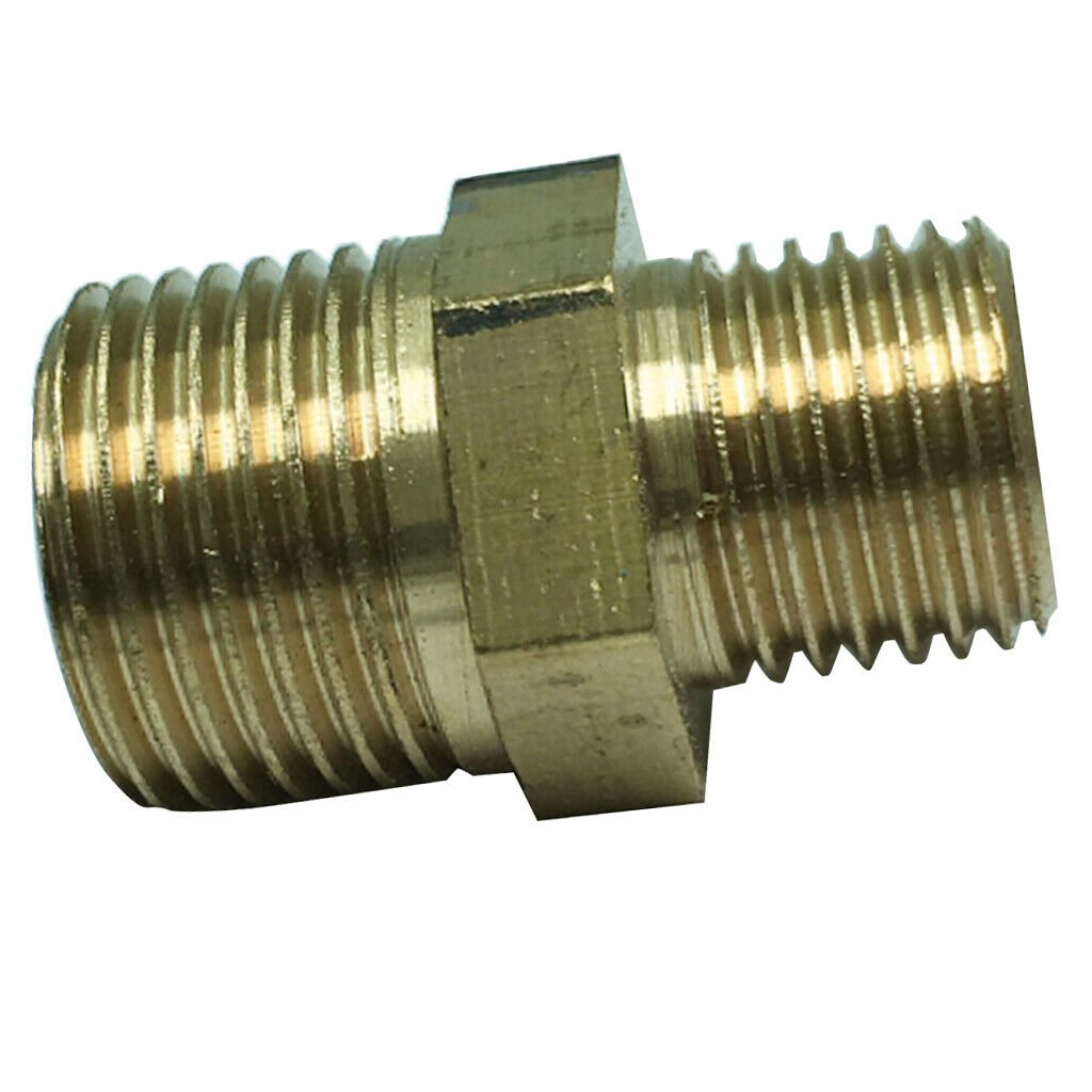 Brass Pipe Hex Nipple Fitting Adapter Male Thread Water Connector Model_2