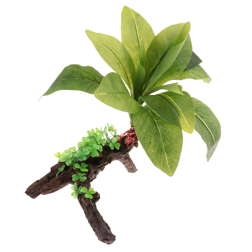 Aquarium Reptile Terrarium Plant Landscaping Decoration Sprout roots QL2127
