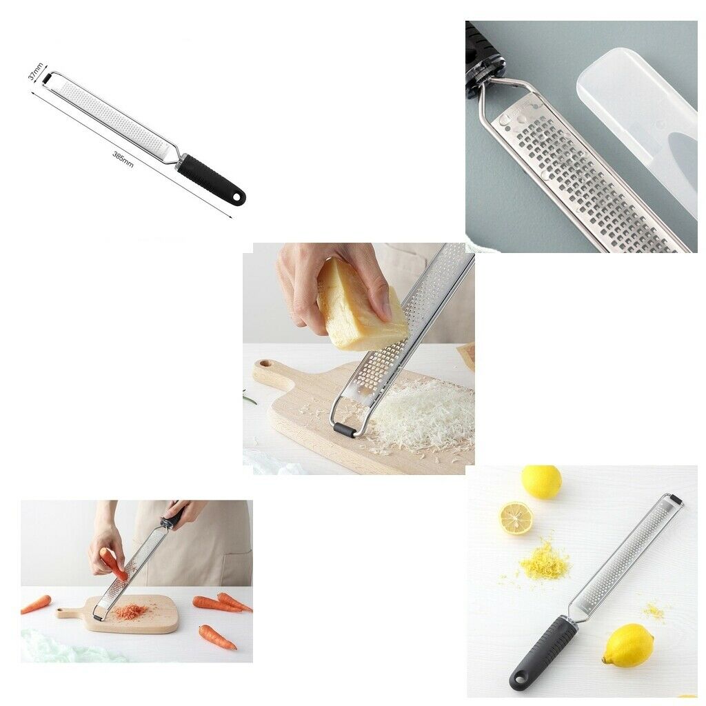 1Pcs Ginger Grater Cheese Grater Zester Hand Held Flat Grater Stainless Steel