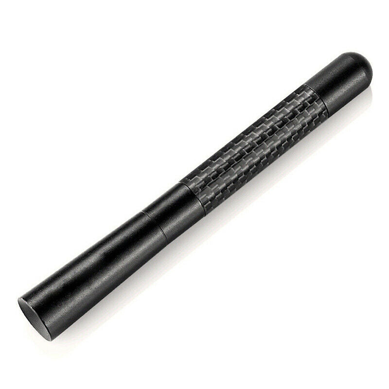 4.7inch Universal Car Antenna Carbon Fiber Radio FM Antena Black Kit And Scre LS