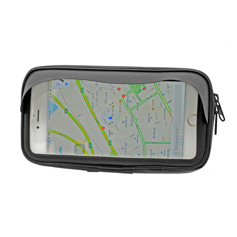 Bicycle Bike Handlebar Riding Sunshade 6.5" Phone Navigation Bag Holder Bracket