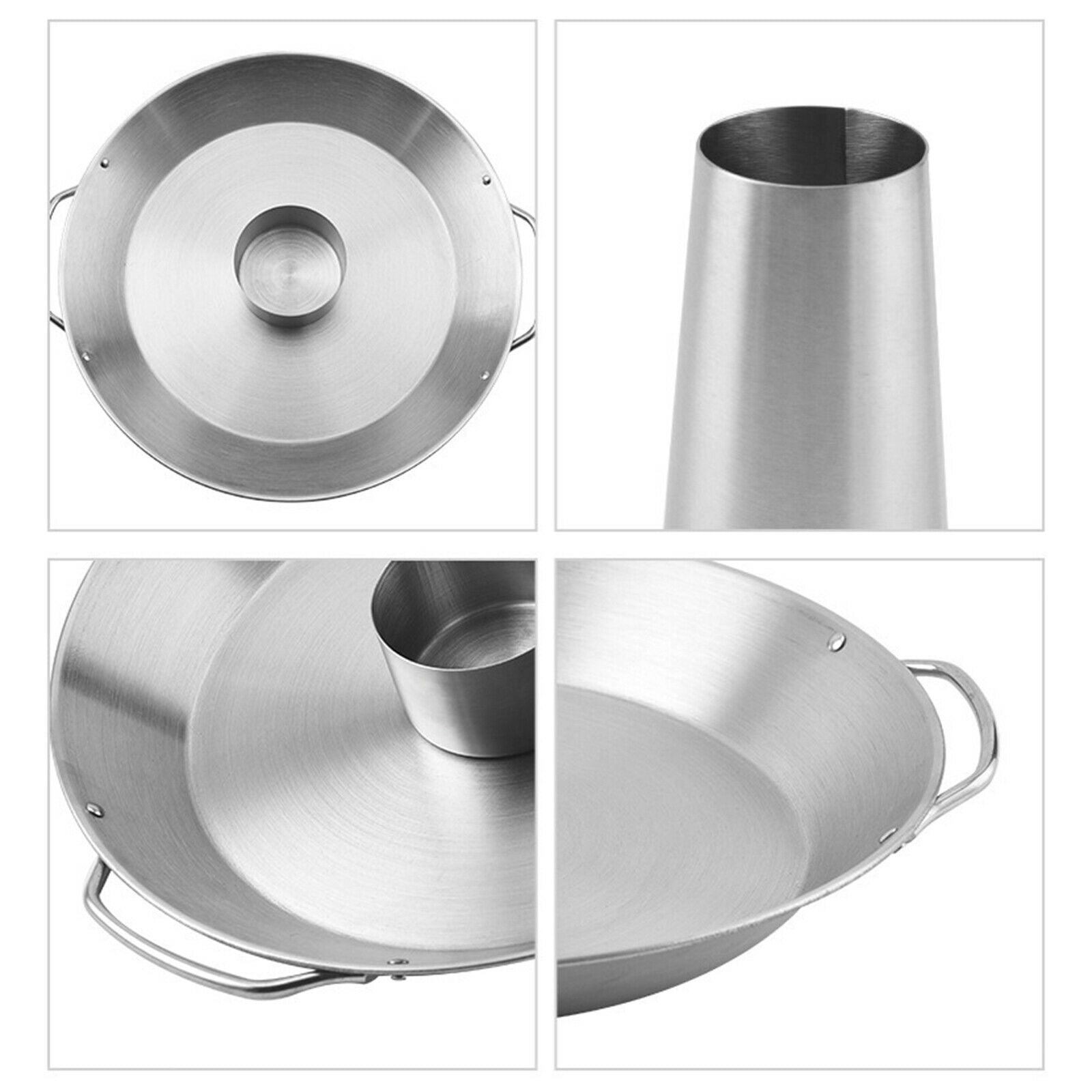 Chicken Holder BBQ Roaster Folding Chicken Holder with Drip Pan