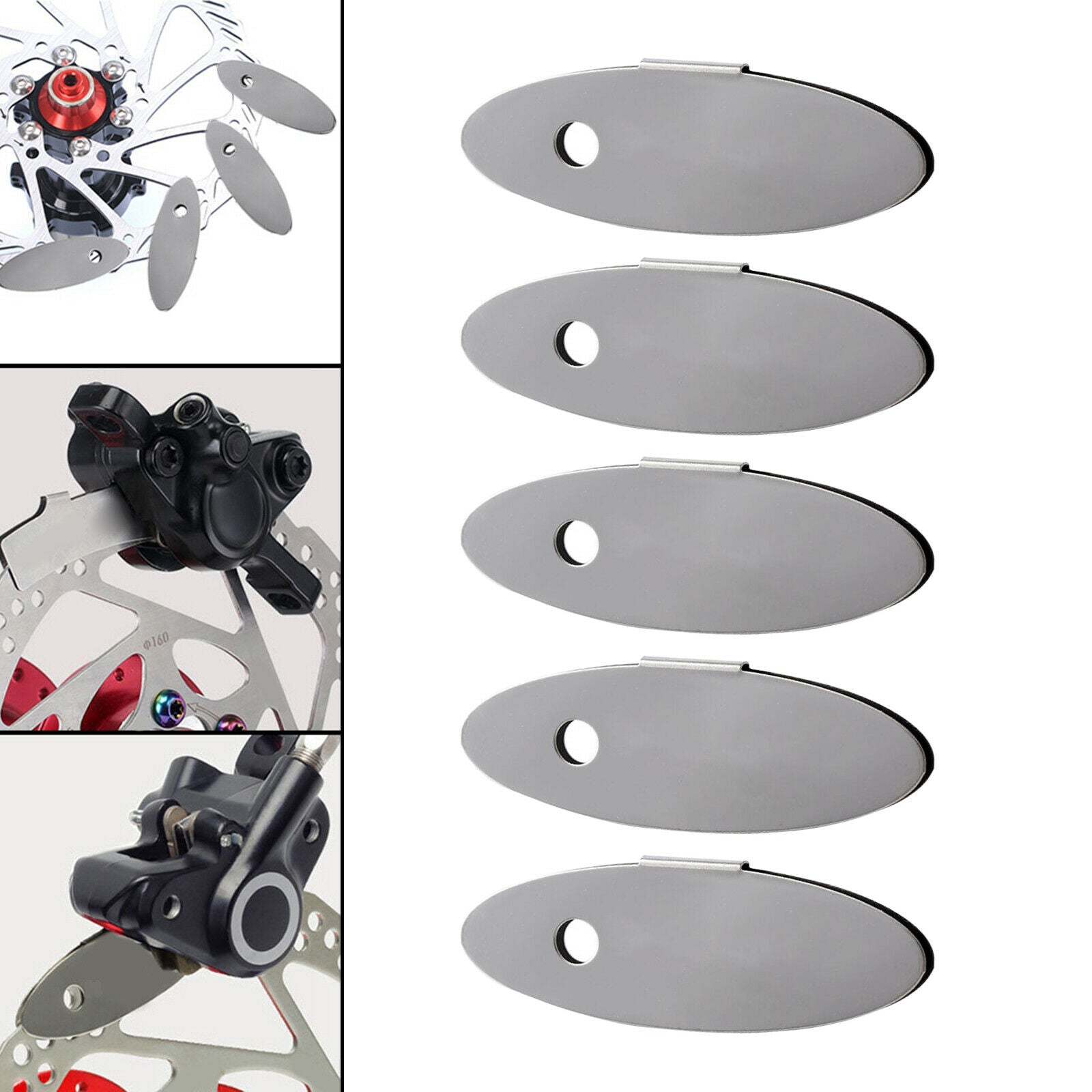 5Pack MTB Disc Brake Pad Adjusting Tool Adjust Spacer Bike Parts Acce Oval