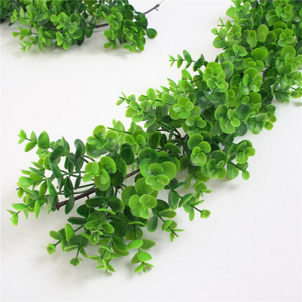 6.23ft Artificial Vines Hanging Eucalyptus Leaves Greenery Garland for Wedding