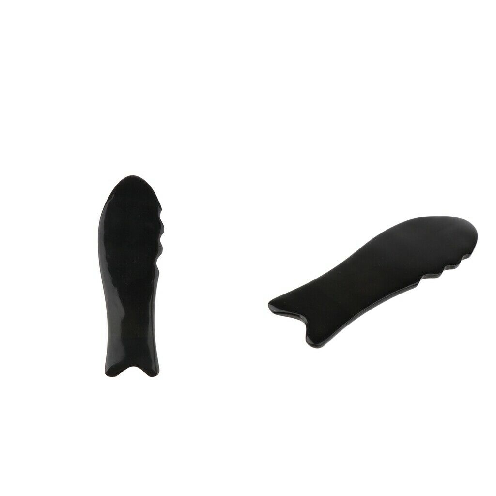 2 Packs Fish Shaped Gua Sha Board Facial&Eyes Scraping Acupuncture Massage