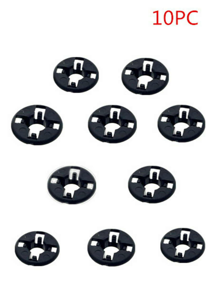 10x Black Plastic Hood Prop Rod Pivot Grommet Clip For Matrix 03-08 90080-48064