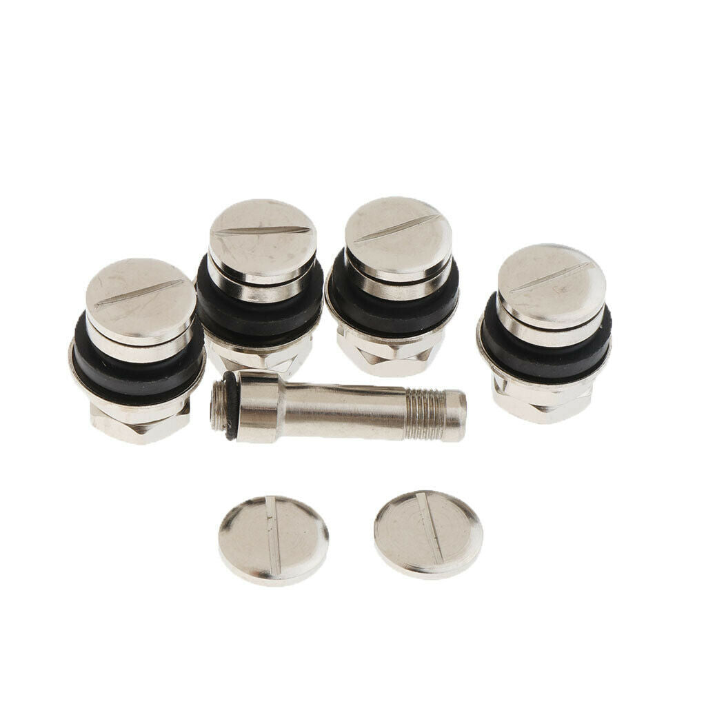 4 PCS Tubeless Wheel Dust Caps Tire Valve Stems ,Vehicle Universal fit
