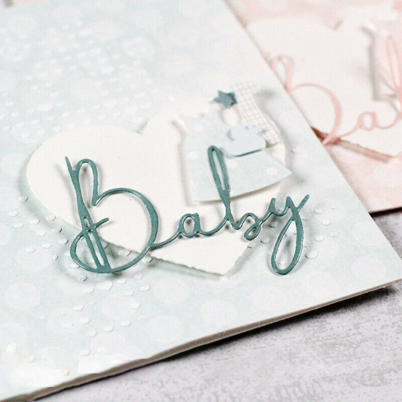 Baby Alphabet Metal Cutting Dies Stencil for DIY Scrapbooking Paper Card .l8