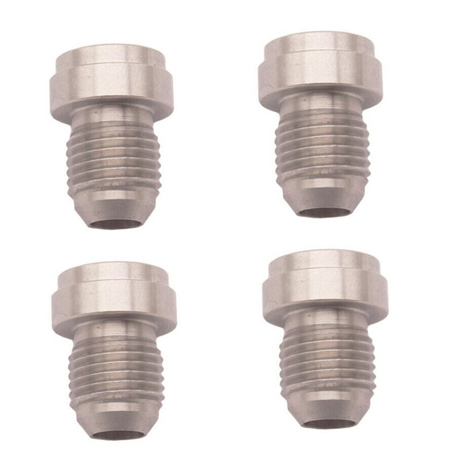 4PCS AN -6 (AN6) Male Stainless Steel Weld On Fitting Bung CNC High Quality