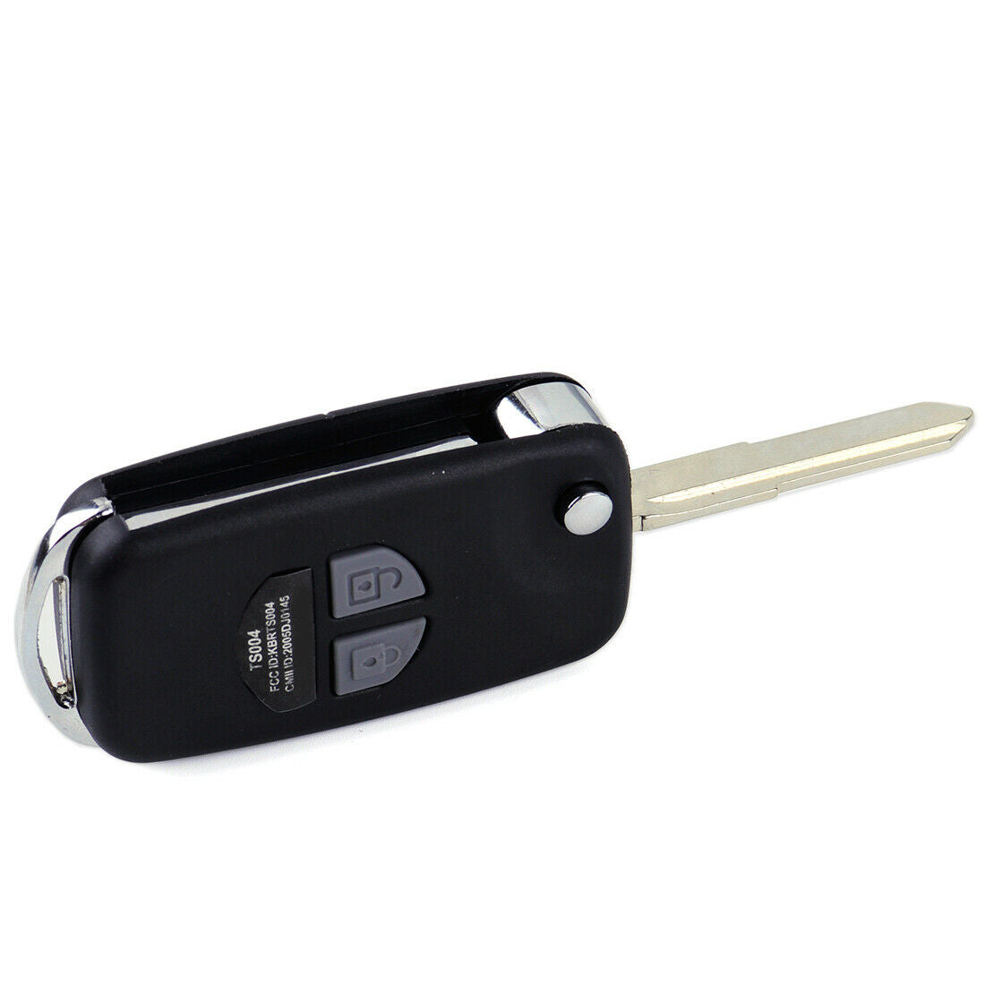 2Button Flip Folding Remote Key Fob Case Shell Blade Fit for Suzuki Swift SX4 An