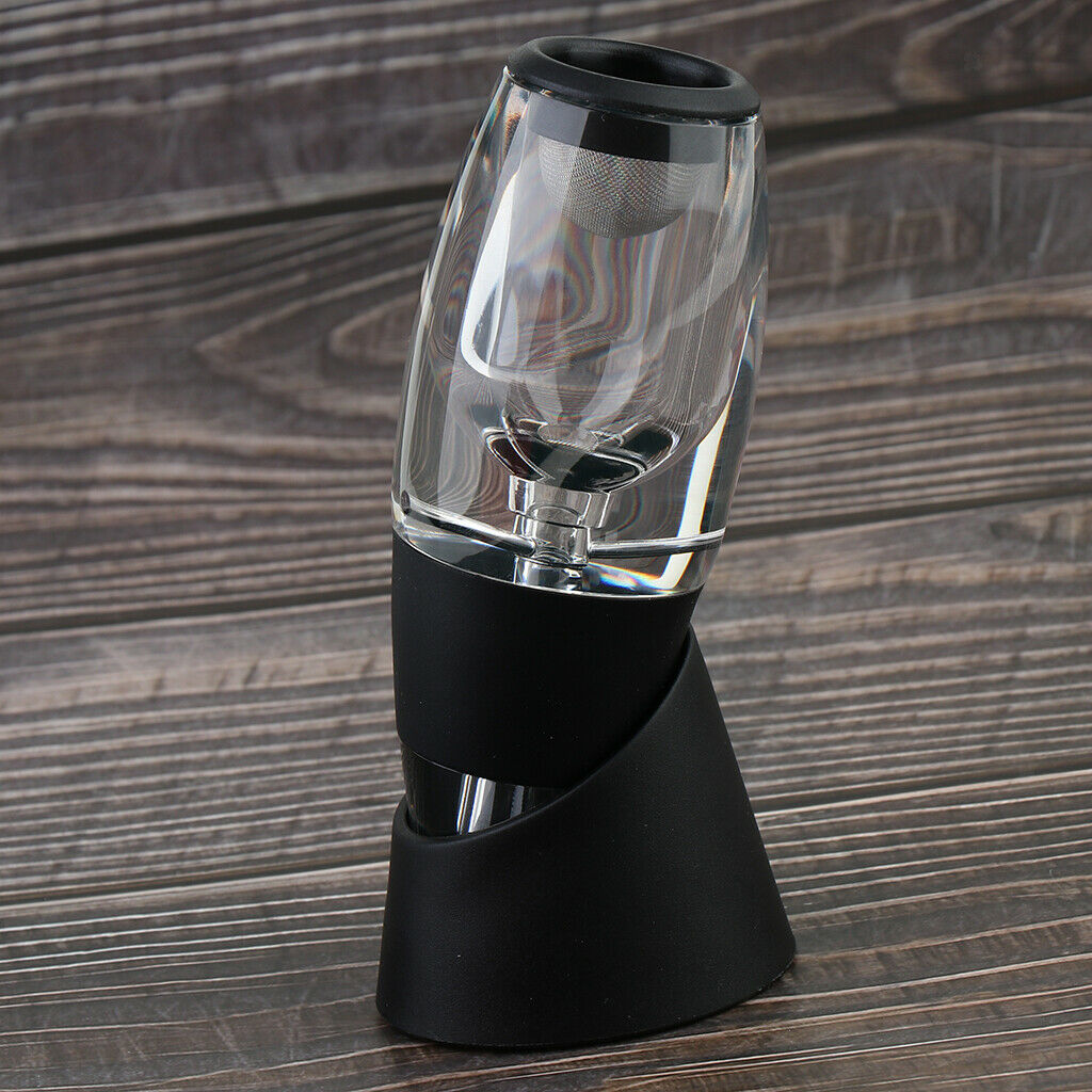 Wine Aerator Decanter Pourer Spout Diffuser with Base Bar Supplies Gadgets