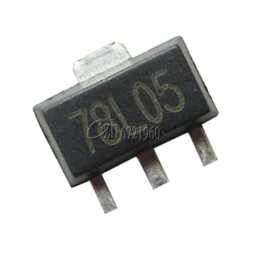 20PCS 78L05 L78L05 7805 Voltage Regulator 5V 100mA SOT-89 SMD