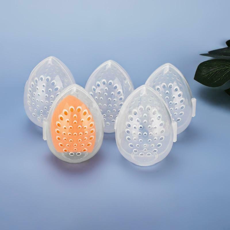 Cosmetic Sponge Stand Beauty Egg Storage Case Clear Makeup Blender Holder
