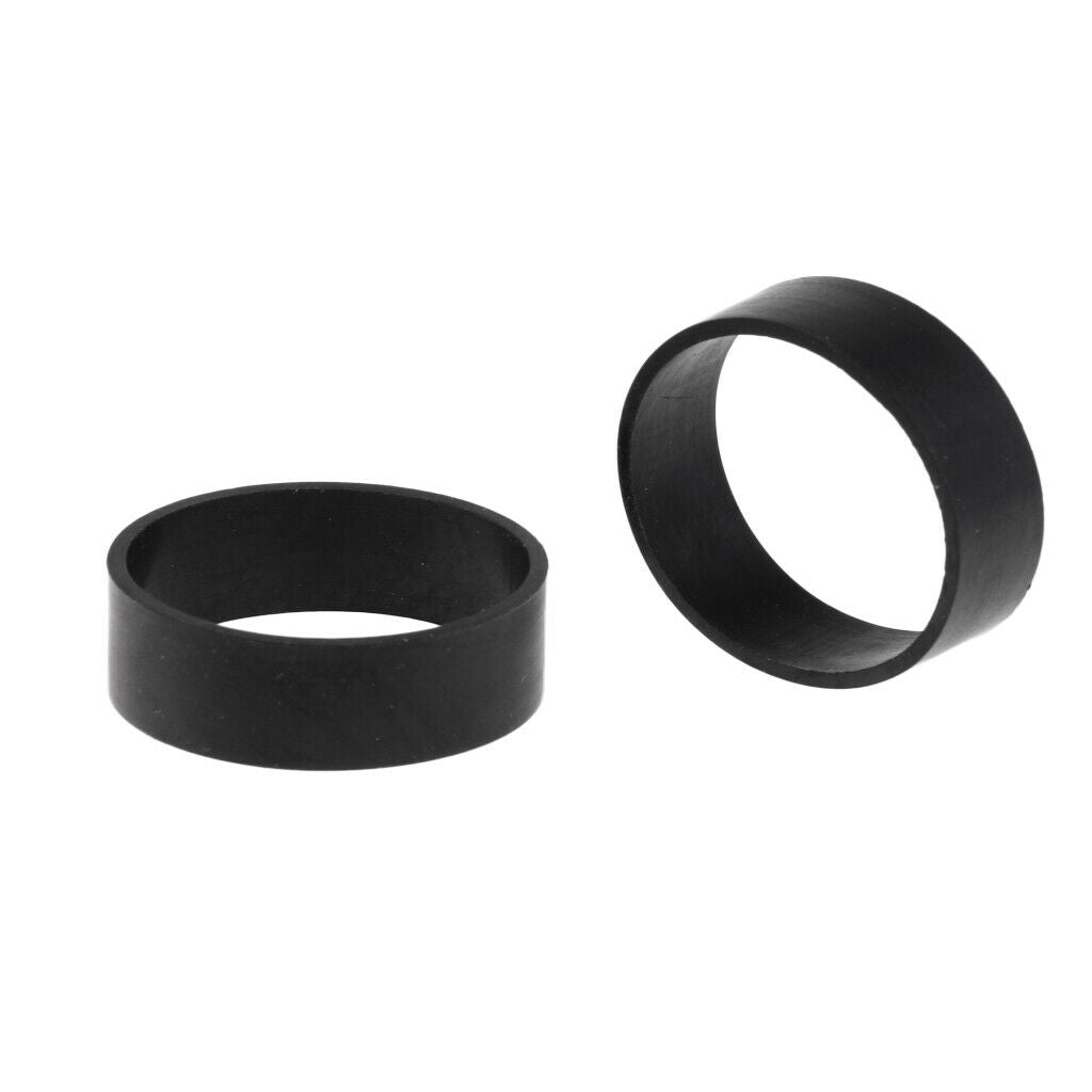 1 Pair Durable Elastic Black Rubber Loop for Technical Scuba Diving BCD