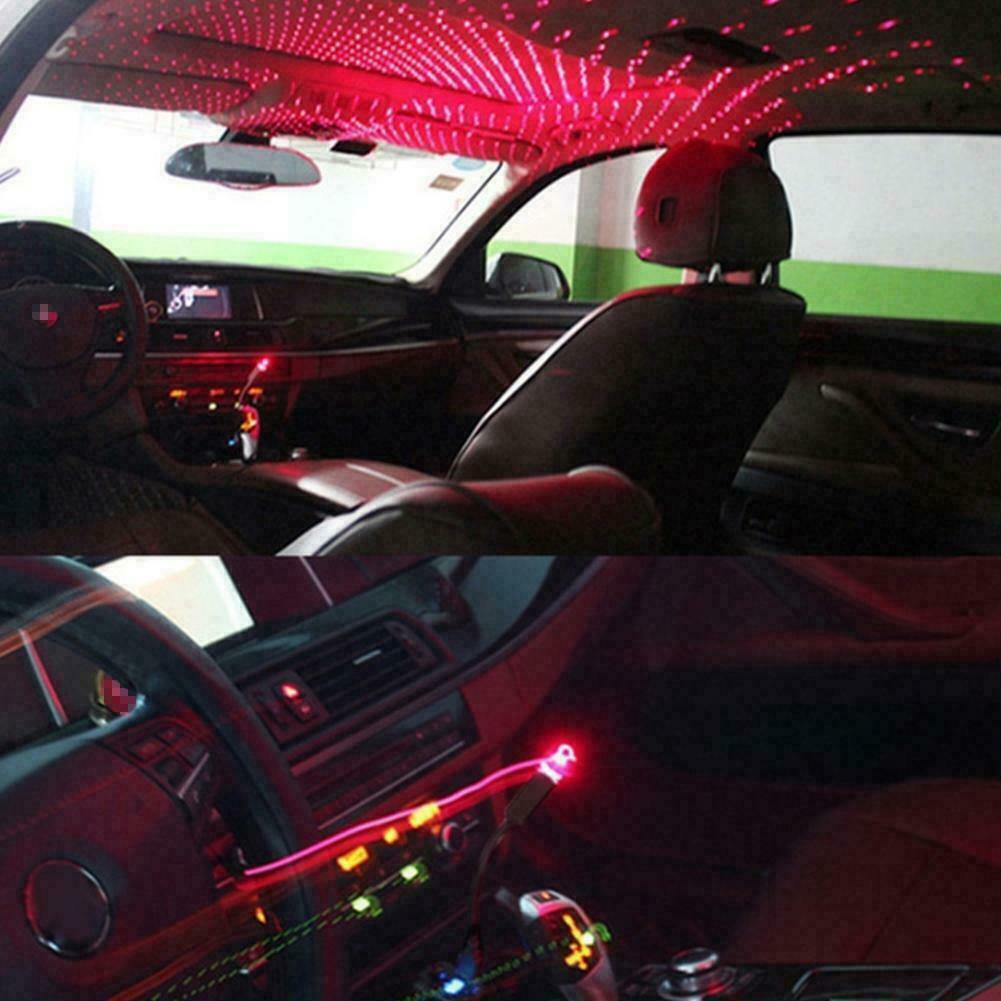 USB Car Roof Star Led Interior Light Starry Ambient Decor Auto Projector Y6P0