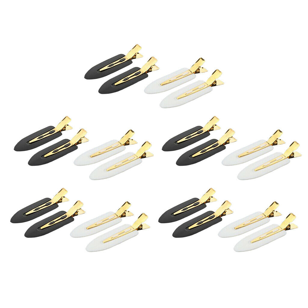 20Pcs No Bend Hair Clips No Mark Women Perming Hairstyle Styling Tool Clamps