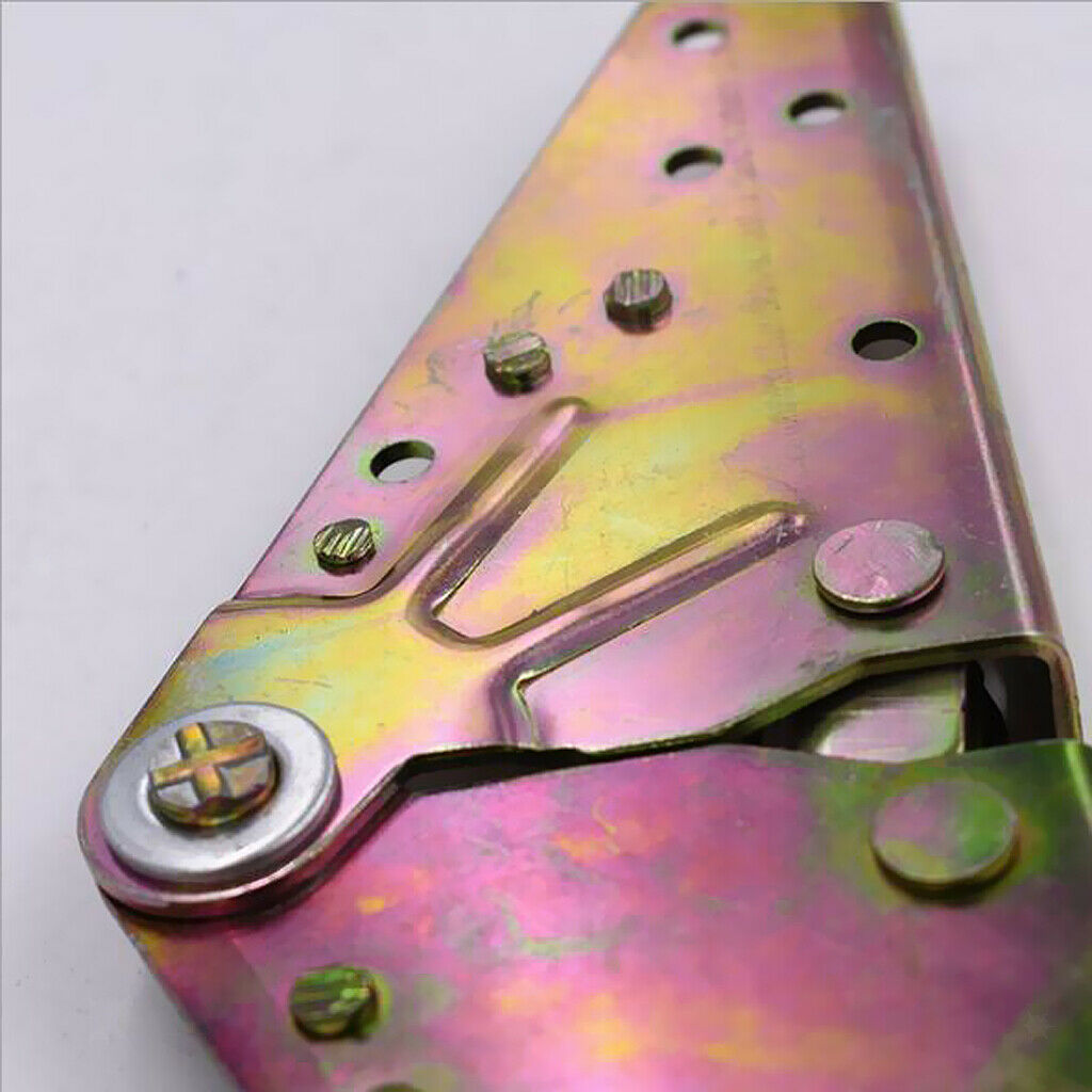 2pcs Sofa Bed Bedding DIY Furniture 3-position Angle Mechanism Hinge Bronze