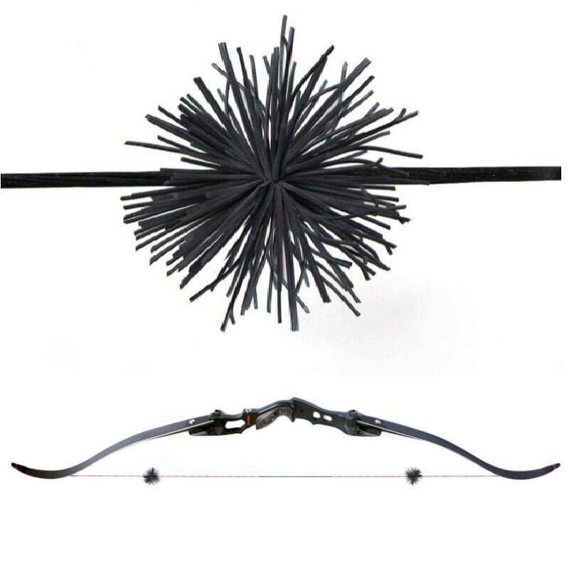 2pcs Archery Bow String Stabilizer Silencer Cat Whiskers Bowstring Hunting Shoot
