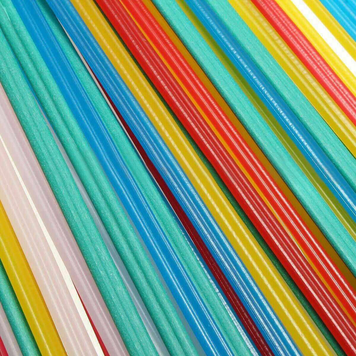 50pcs Plastic Welding Rods  PPR PP PVC Sticks  Bumper Welder Repair