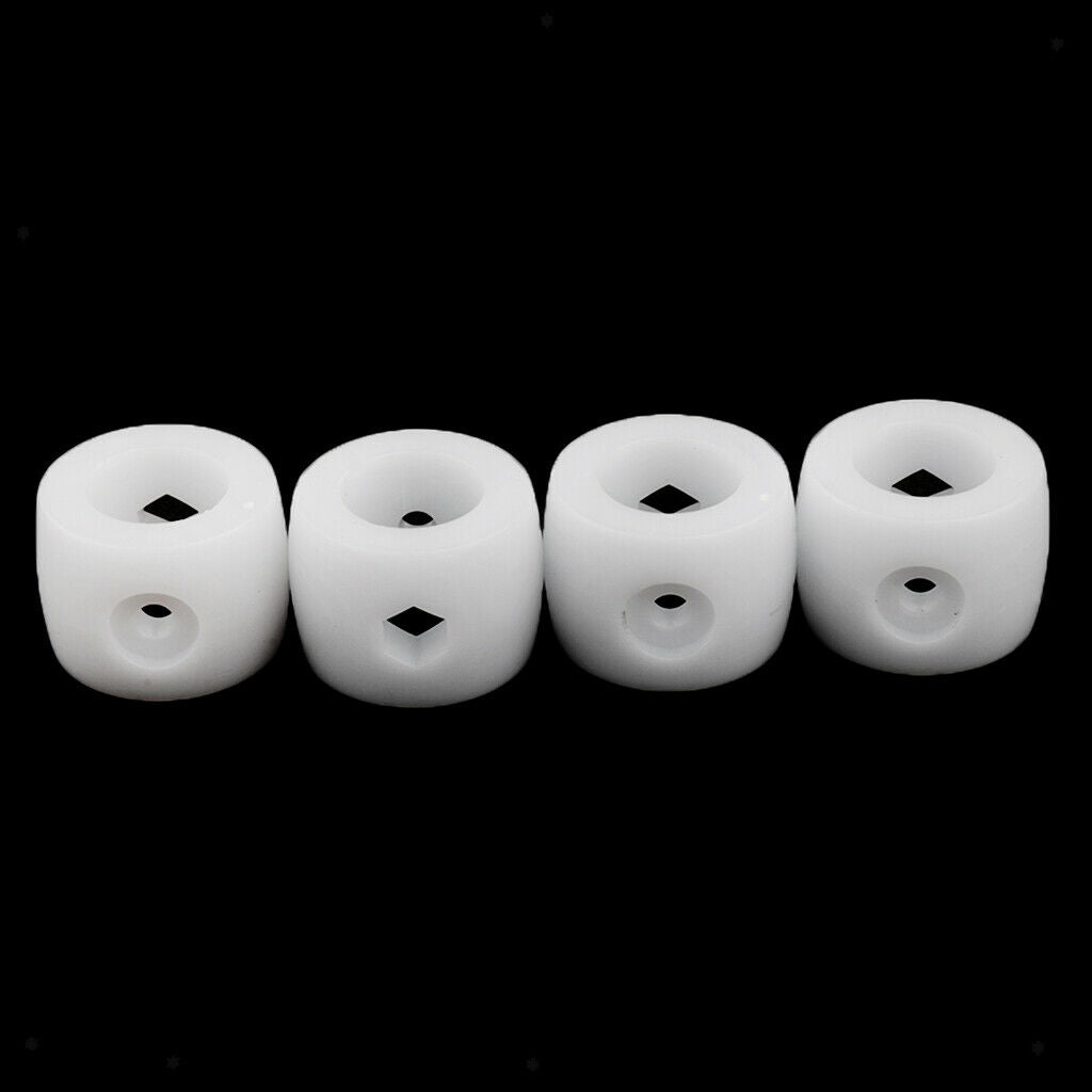 4Pcs 16mm Foosball Table Rod Bumper Buffers for Table Soccer Football -White