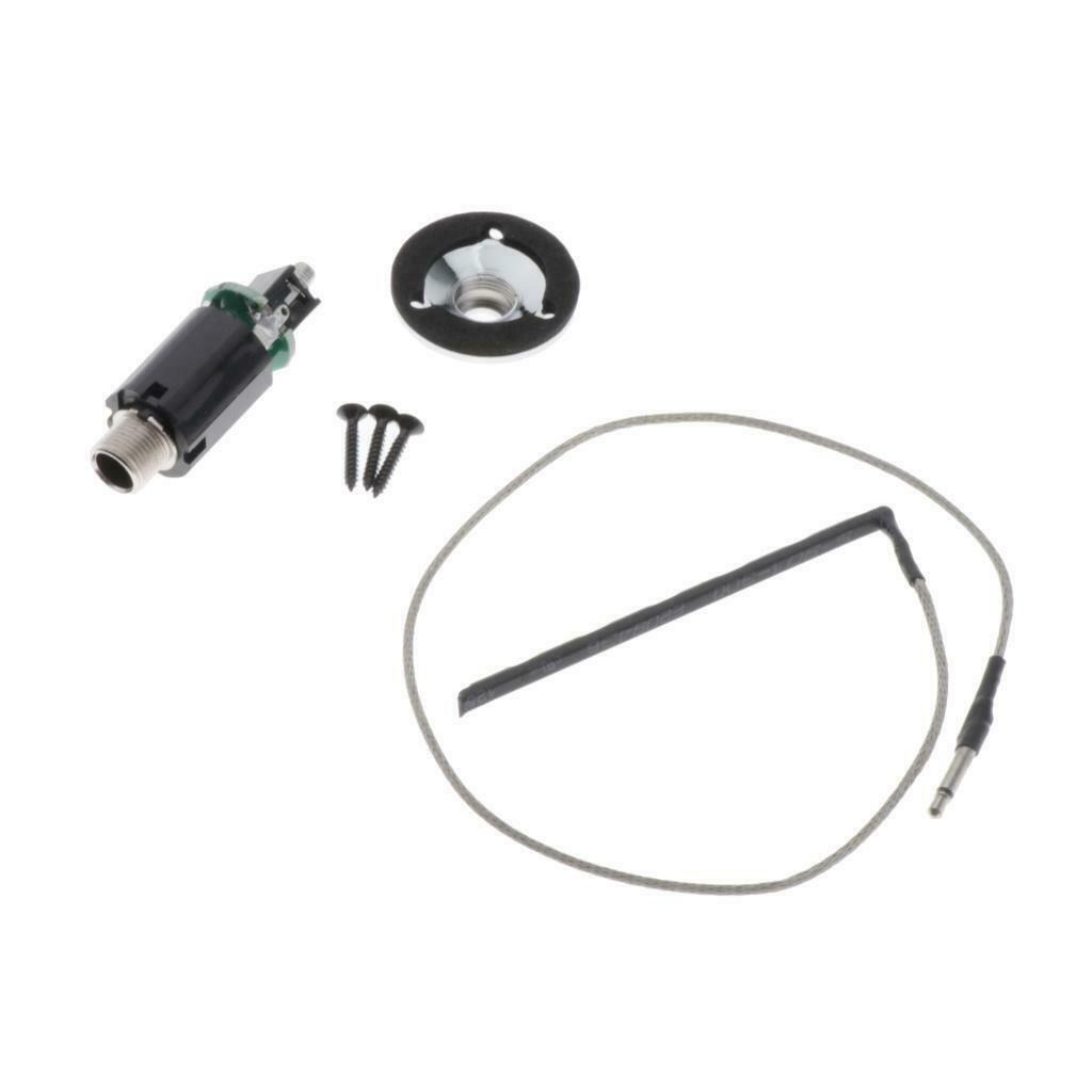 Plastic Acoustic Guitar Tail Nail Pickup Transducer Musical Replacements