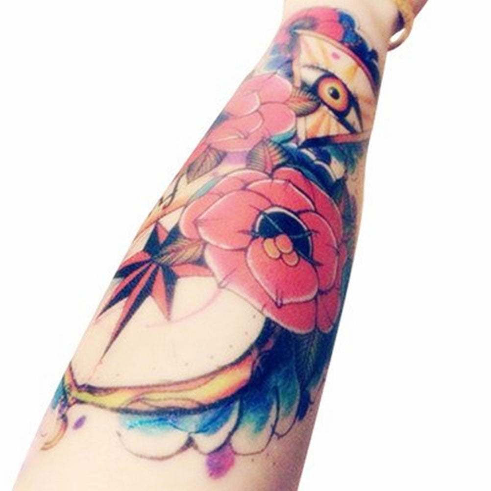 Body Art Makeup Triangle Eyes Tattoo Waterproof Temporary Tattoo Stick .l8