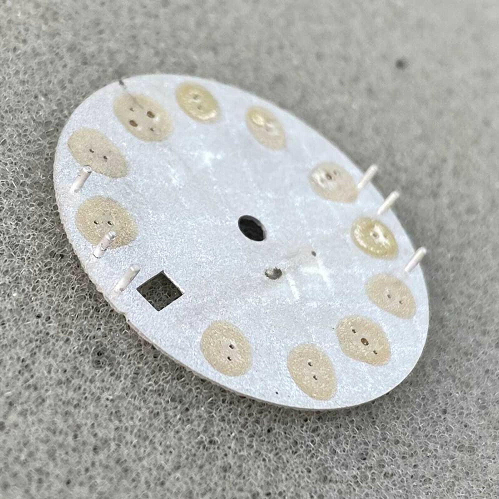 Watch Dial Calendar C3 Green Luminous Dial Spare Part for NH35A SKX007