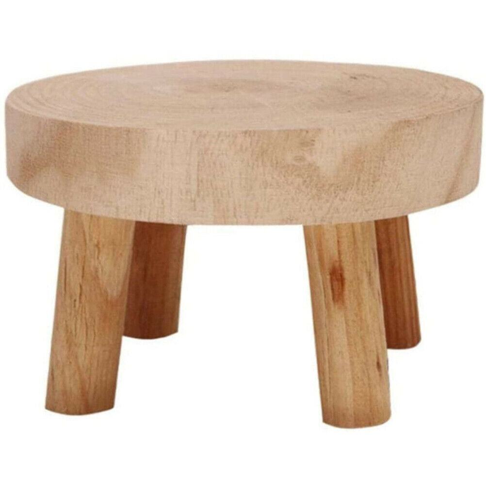 Wood Rack Holder Plant Flower Pot Stand Stool Wooden Garden Home Display Holder