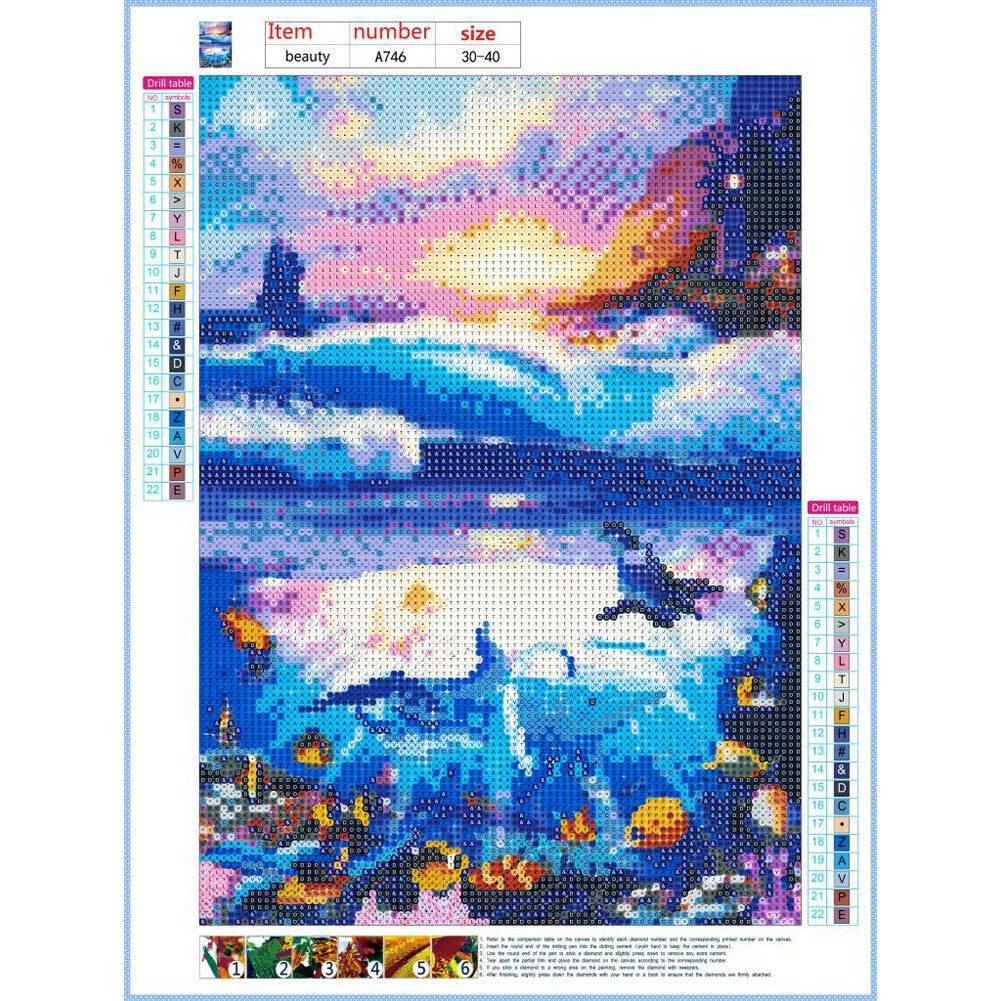5D Diamond Painting Private Custom Photos Full Round Diamond Sewing Cross^Stitch